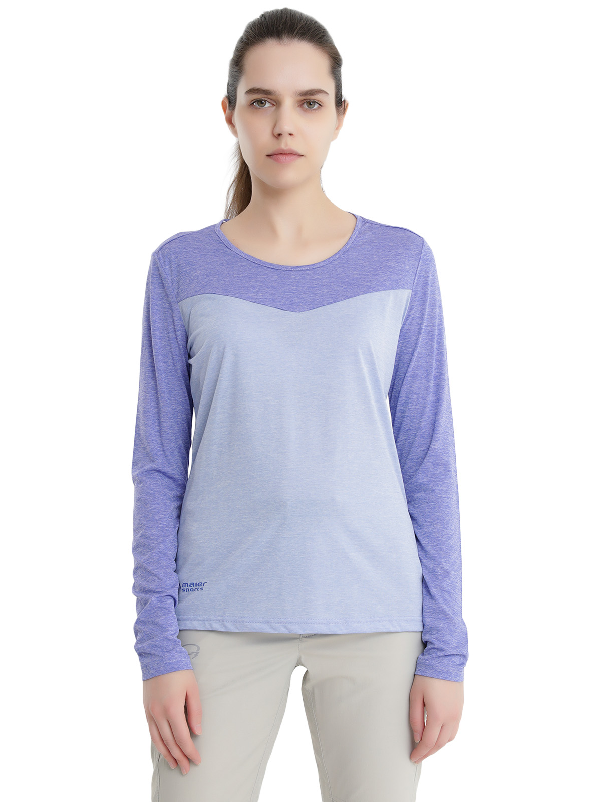фото Лонгслив женский maier sports 257002_4150 синий 44