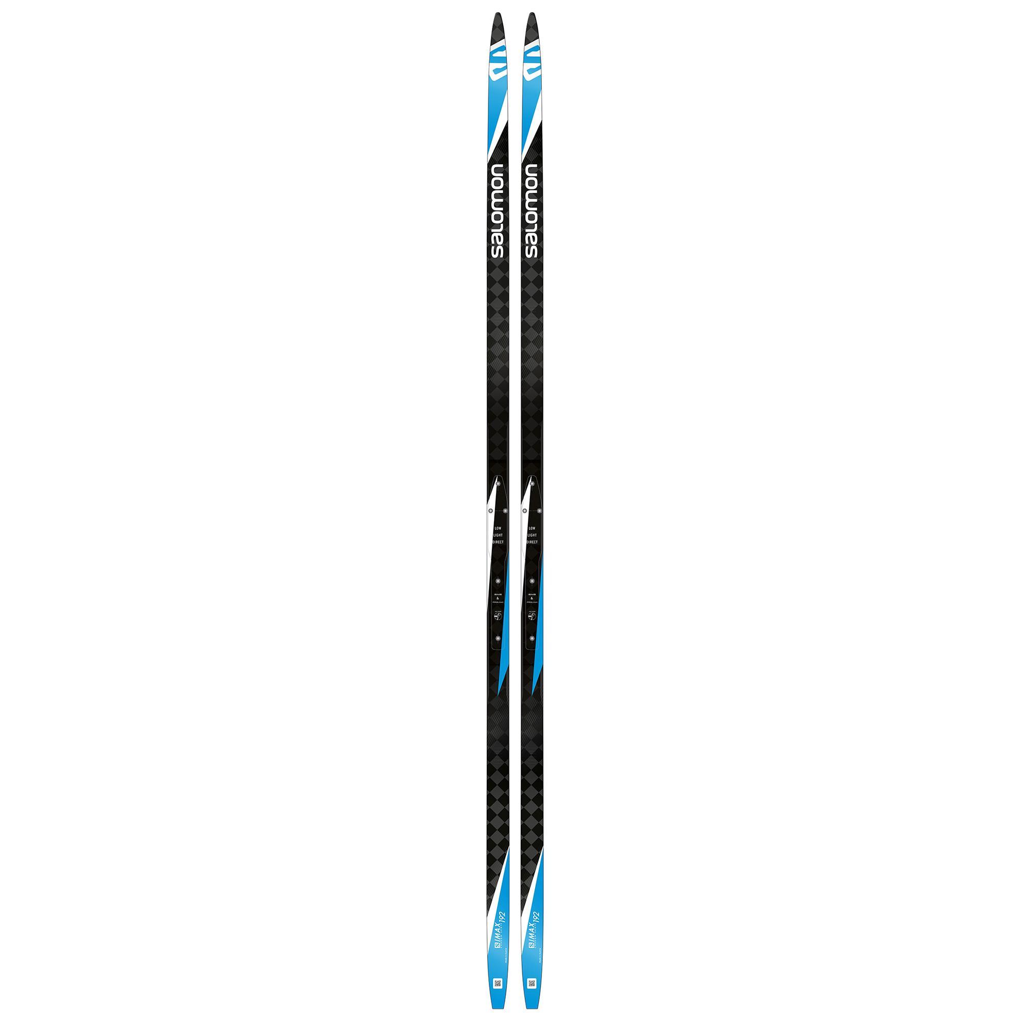 фото Беговые лыжи salomon s/max carbon skate 2021, black/blue/white, 177 см
