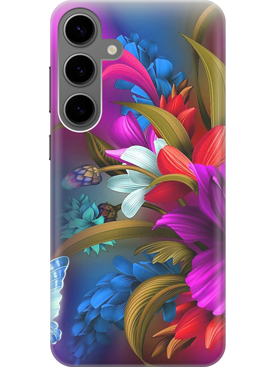 Силиконовый чехол на Samsung Galaxy S24+ с рисунком "Фантастические цветы", Зеленый;красный;фиолетовый, 20011905
Силиконовый чехол на Samsung Galaxy S24+ с рисунком "Фантастические цветы", Зеленый;красный;фиолетовый, 20011905