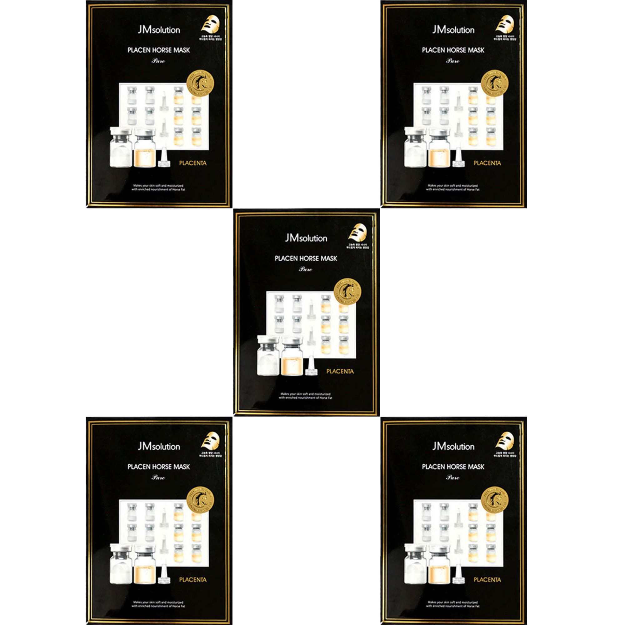Набор тканевых масок JMsolution Placen Horse Mask Антивозрастные плацентарные 5 шт, Маска
Набор тканевых масок JMsolution Placen Horse Mask Антивозрастные плацентарные 5 шт, Маска