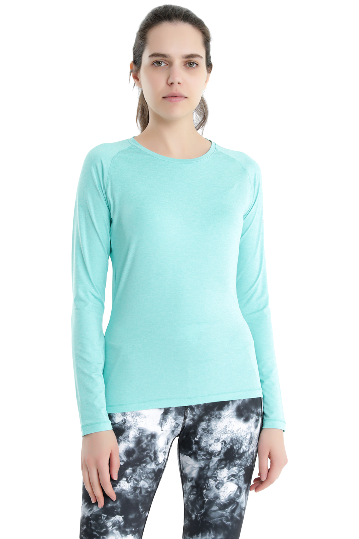 фото Лонгслив женский rukka 79799_851 зеленый 44