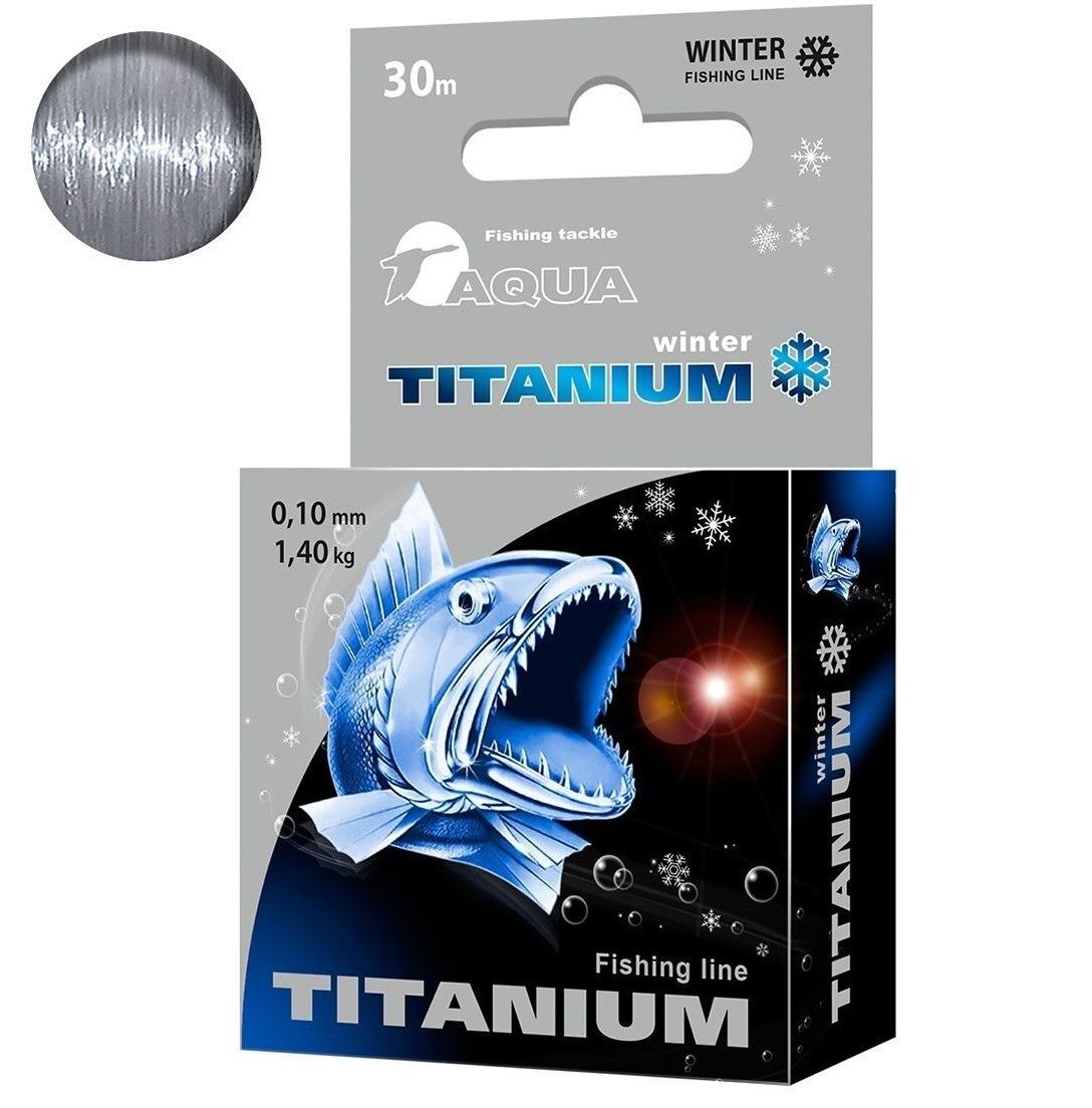 Монофильная леска для зимней рыбалки AQUA IRIDIUM (TITANIUM, 3штуки / 3 / серый / 3 / 0.1, Iridium
Монофильная леска для зимней рыбалки AQUA IRIDIUM (TITANIUM, 3штуки / 3 / серый / 3 / 0.1, Iridium
