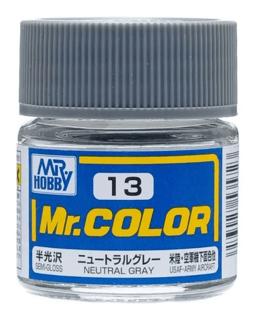 Краска акриловая на специальном разбавителе MR.HOBBY Mr.Color Neutral Gray, MH-C13, Серый
Краска акриловая на специальном разбавителе MR.HOBBY Mr.Color Neutral Gray, MH-C13, Серый