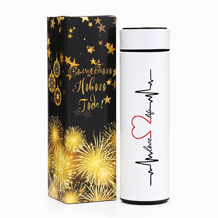 Термос "Мастер К", 500 мл, сохраняет тепло 10 часов, с термометром, ситом, Белый, Мастер К
Термос "Мастер К", 500 мл, сохраняет тепло 10 часов, с термометром, ситом, Белый, Мастер К