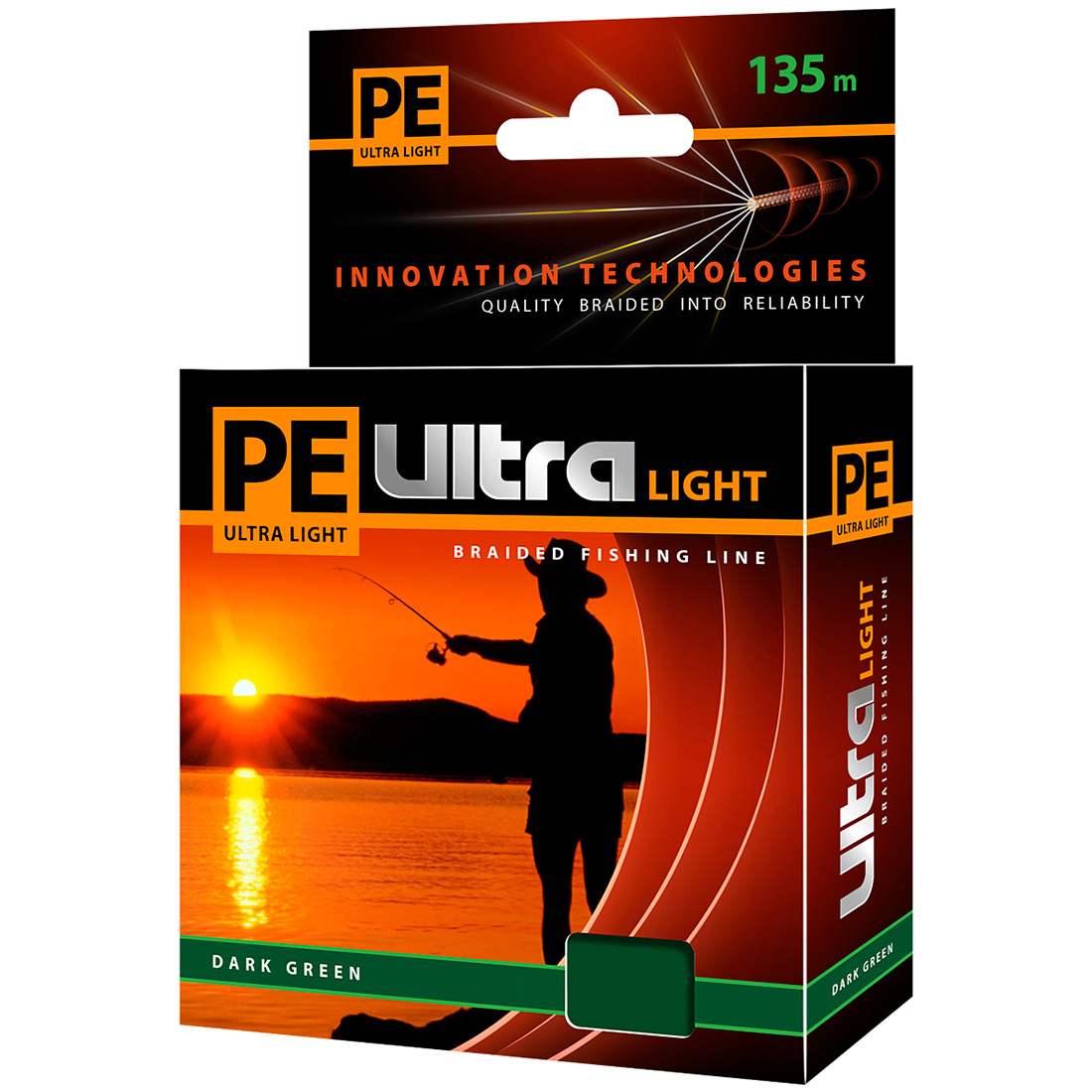 Плетеный шнур для рыбалки PE ULTRA LIGHT Black 0,04mm 135m (Dark Green / 2 /, Зеленый, PE Ultra Light
Плетеный шнур для рыбалки PE ULTRA LIGHT Black 0,04mm 135m (Dark Green / 2 /, Зеленый, PE Ultra Light