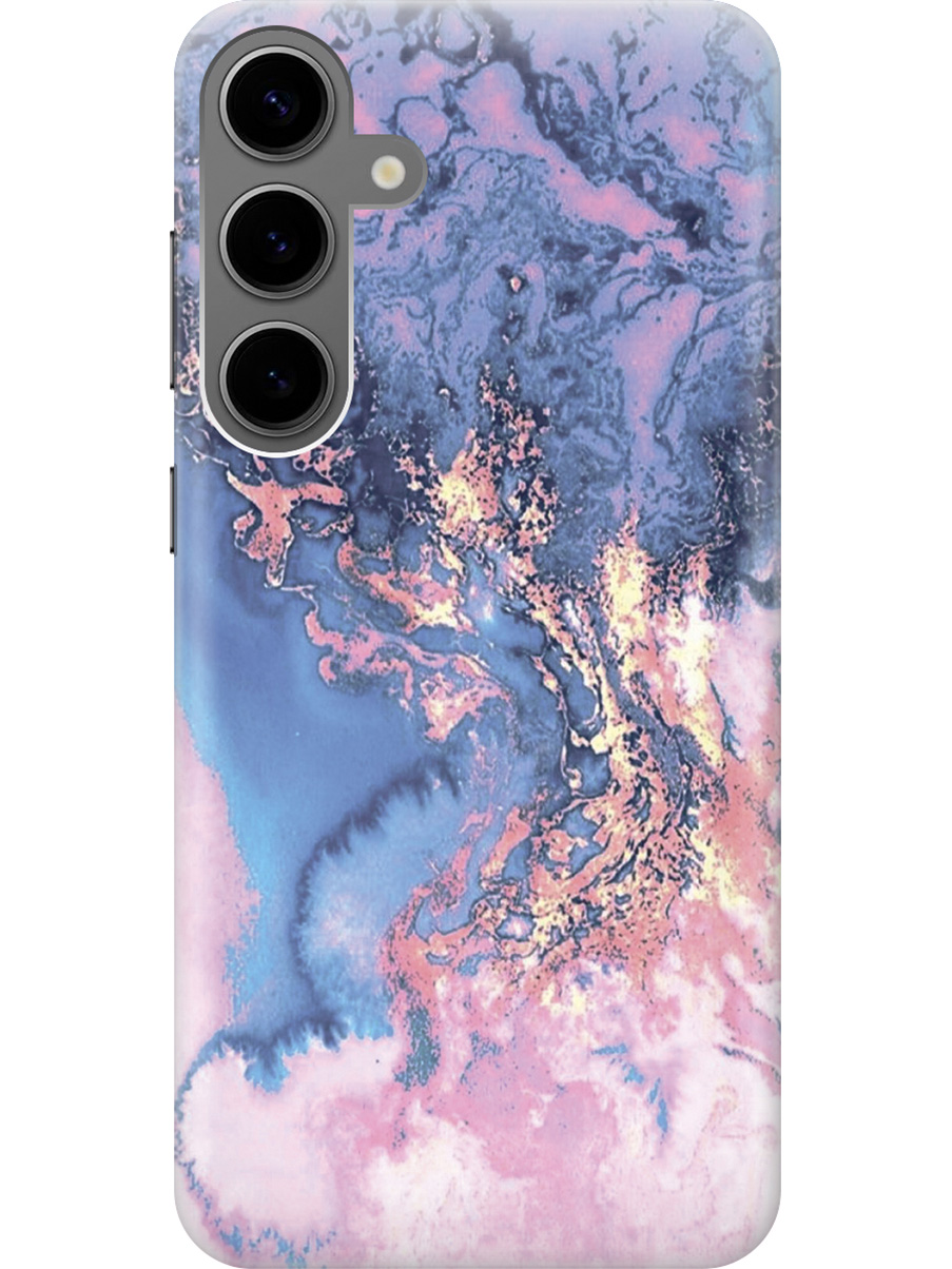 Силиконовый чехол на Samsung Galaxy S24+ с рисунком "Синий мрамор", Голубой, 20011905
Силиконовый чехол на Samsung Galaxy S24+ с рисунком "Синий мрамор", Голубой, 20011905