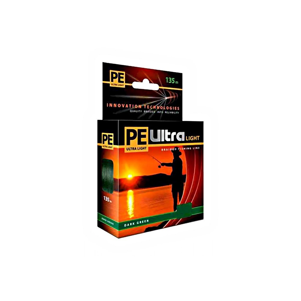 Плетеный шнур для рыбалки PE ULTRA LIGHT Black 0,04mm 135m (Dark Green / 2 /, Зеленый, Black
Плетеный шнур для рыбалки PE ULTRA LIGHT Black 0,04mm 135m (Dark Green / 2 /, Зеленый, Black