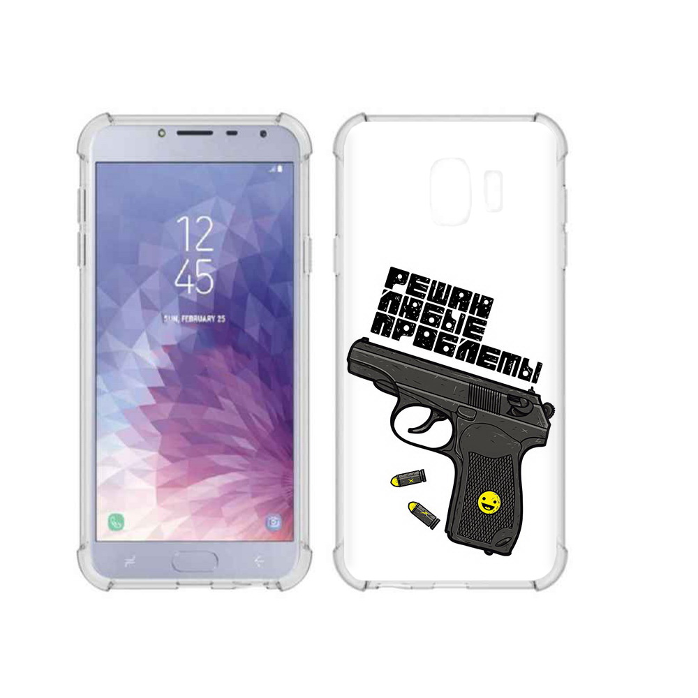 Чехол MyPads Tocco для Samsung Galaxy J4 (2018) пистолет против проблем, Прозрачный, Tocco
Чехол MyPads Tocco для Samsung Galaxy J4 (2018) пистолет против проблем, Прозрачный, Tocco