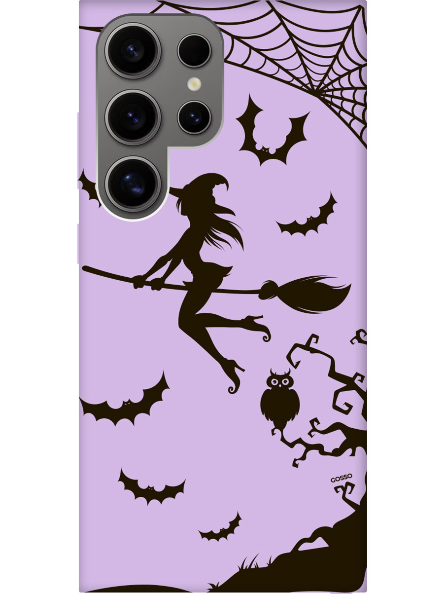 Чехол на Samsung Galaxy S24 Ultra "Witch on a Broomstick" Soft Touch сиреневый, Фиолетовый;черный, 20011904
Чехол на Samsung Galaxy S24 Ultra "Witch on a Broomstick" Soft Touch сиреневый, Фиолетовый;черный, 20011904