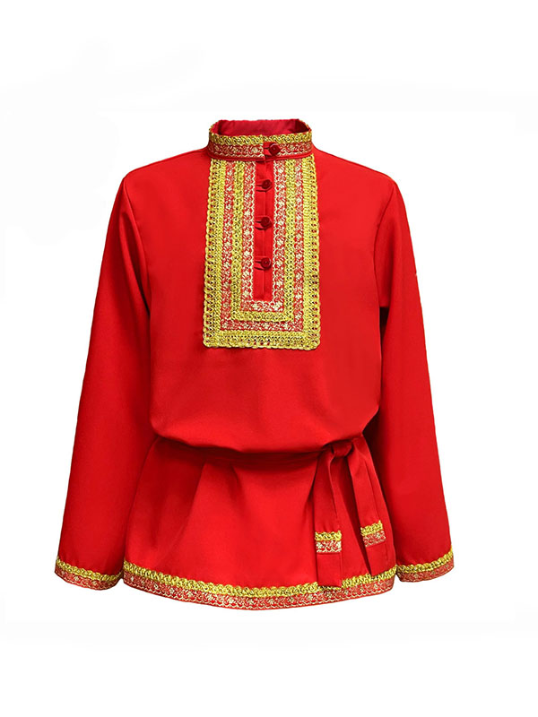 Рубашка карнавальная мужская Русский народный NoBrand L-KRv красная 52 RU, Красный, L-KRv 
Рубашка карнавальная мужская Русский народный NoBrand L-KRv красная 52 RU, Красный, L-KRv