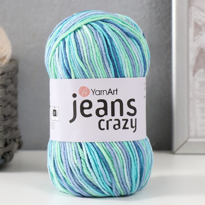 Пряжа YarnArt Jeans crazy, 55% хлопок, 45% акрил, 160 м/50 гр, (7204 принт), Разноцветный
Пряжа YarnArt Jeans crazy, 55% хлопок, 45% акрил, 160 м/50 гр, (7204 принт), Разноцветный
