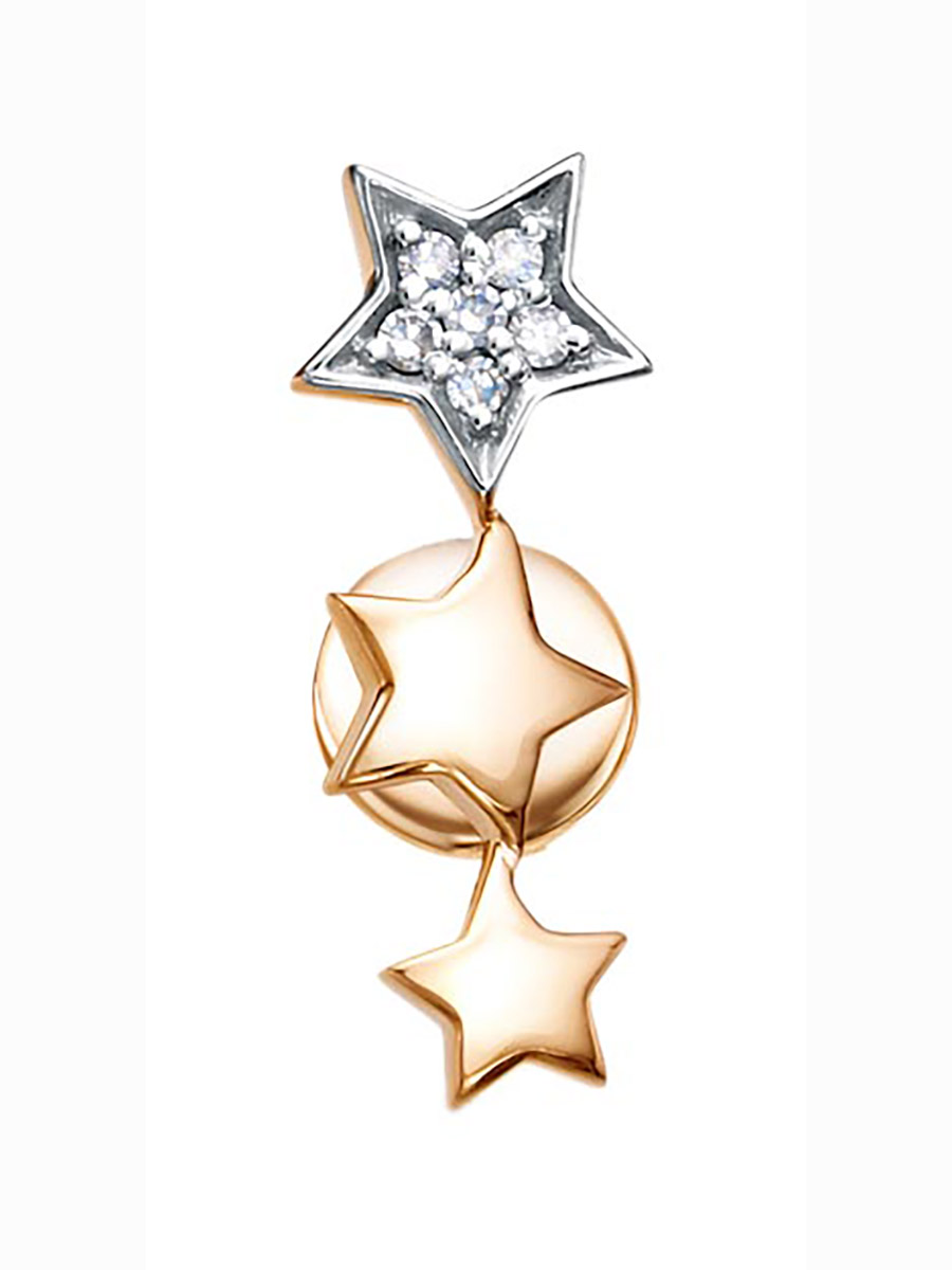 Моносерьга из красного золота с бриллиантом Vesna jewelry 42195-151-01-01, 42195-151-01-01
Моносерьга из красного золота с бриллиантом Vesna jewelry 42195-151-01-01, 42195-151-01-01