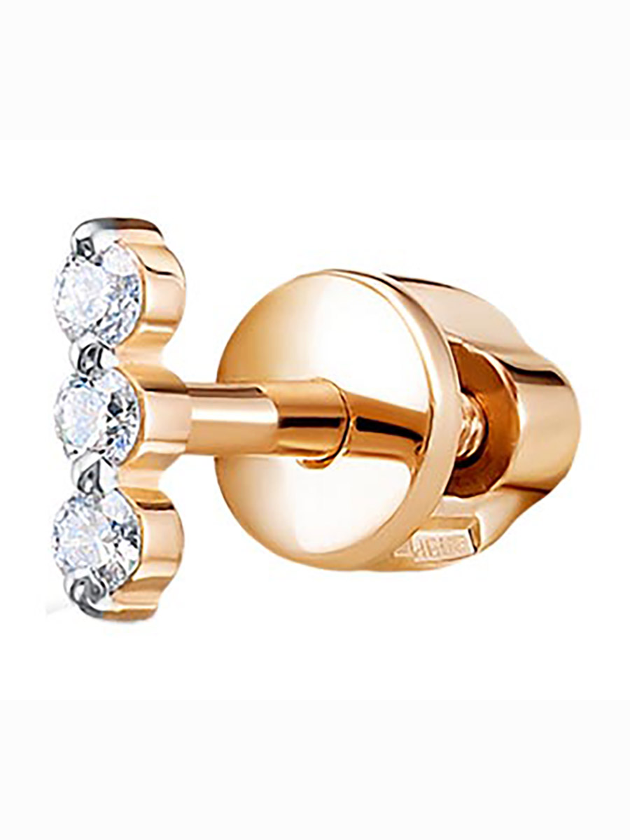 Моносерьга из красного золота с бриллиантами Vesna jewelry 42184-151-00-01, 42184-151-00-01
Моносерьга из красного золота с бриллиантами Vesna jewelry 42184-151-00-01, 42184-151-00-01