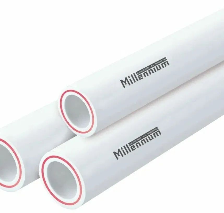 Труба полипропиленовая Millenium армированная 4.4 мм, 32мм (6м отрезками по 2 м), Белый, труба пп
Труба полипропиленовая Millenium армированная 4.4 мм, 32мм (6м отрезками по 2 м), Белый, труба пп