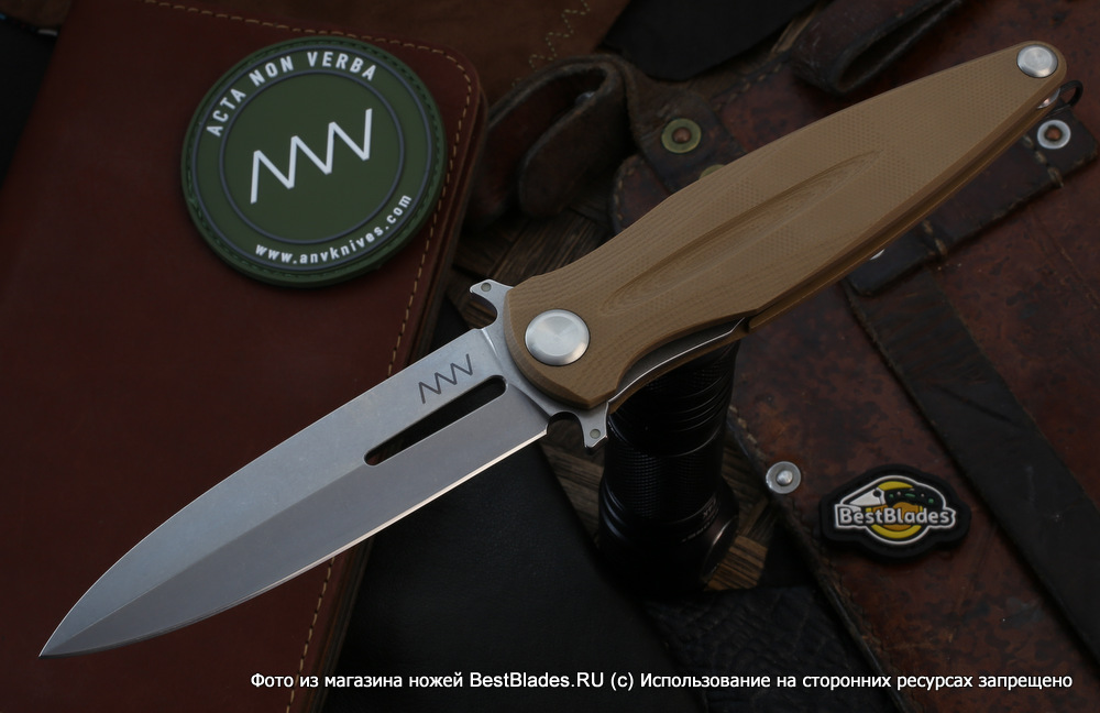 фото Складной нож anv z400 (liner, coyote g10)