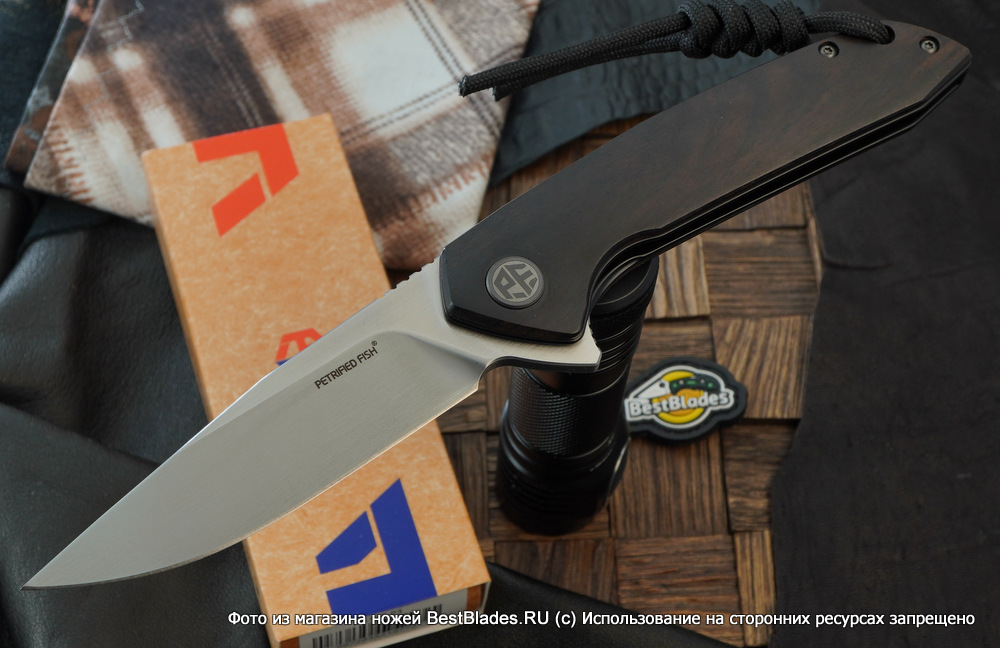 фото Складной нож petrified fish pf-989 wo