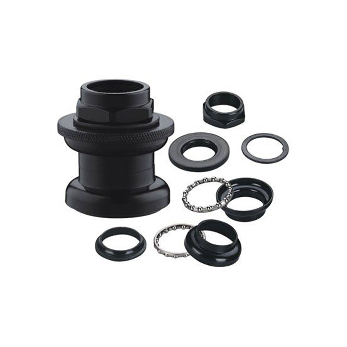 фото Колонка рулевая 1" резьб, внешн, насыпной подш, kenli, черн.