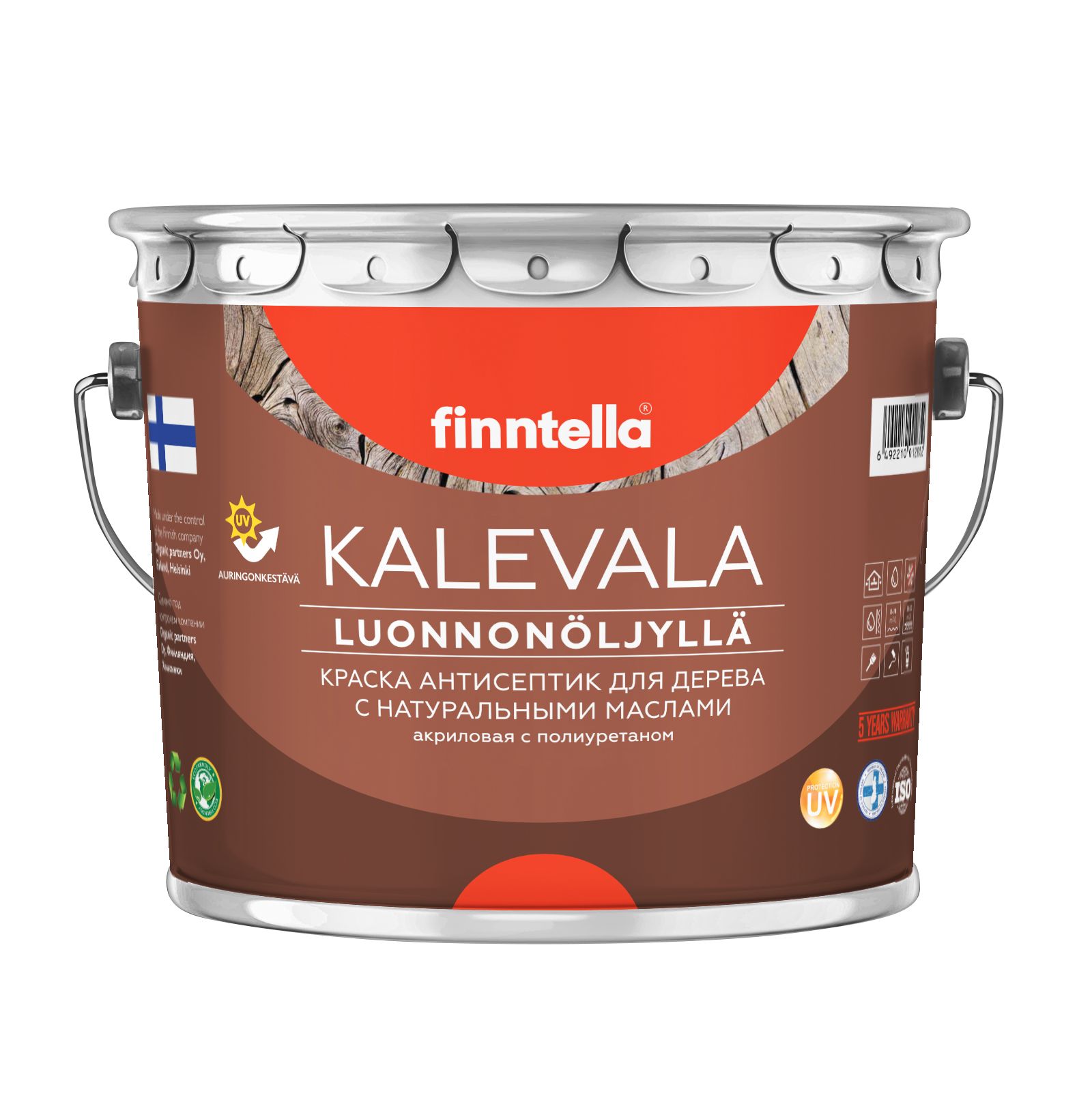 Краска для дерева и деревянных фасадов FINNTELLA KALEVALA, с натуральным маслом и полиурет, Розовый, KALEVALA NLC
Краска для дерева и деревянных фасадов FINNTELLA KALEVALA, с натуральным маслом и полиурет, Розовый, KALEVALA NLC