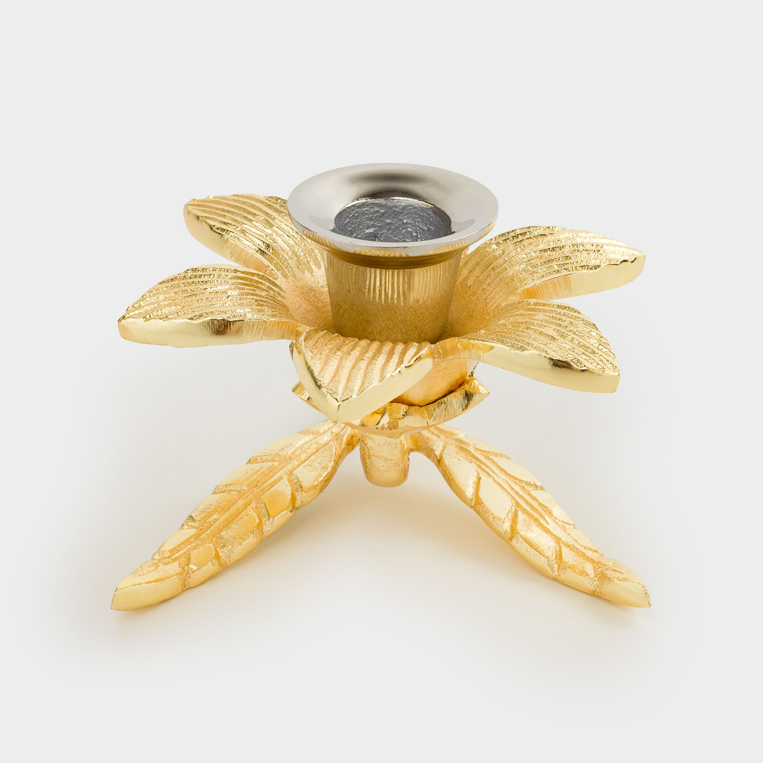 Подсвечник, 16х7 см, для тонкой свечи, металл, золотистый, Цветок, Fantastic gold
Подсвечник, 16х7 см, для тонкой свечи, металл, золотистый, Цветок, Fantastic gold