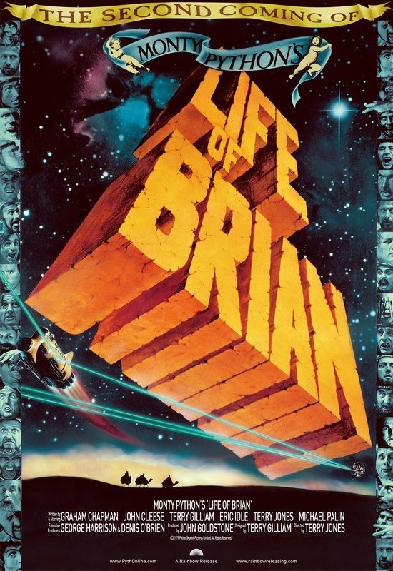 Постер к фильму "Житие Брайана по Монти Пайтон" (Life of Brian) Оригинальный 50,8x73,7 см
Постер к фильму "Житие Брайана по Монти Пайтон" (Life of Brian) Оригинальный 50,8x73,7 см