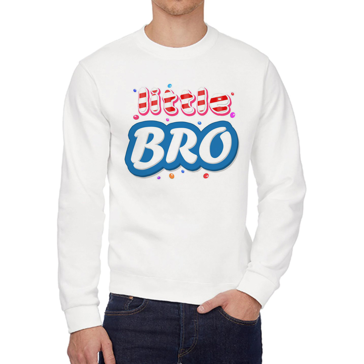 Свитшот мужской CoolPodarok Прикол Little bro Маленький брат белый 42 RU, W0151630
Свитшот мужской CoolPodarok Прикол Little bro Маленький брат белый 42 RU, W0151630