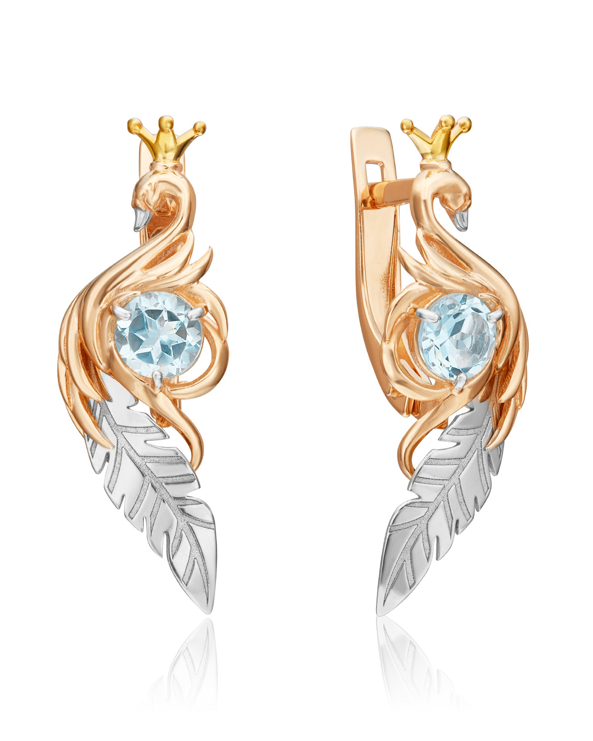 Серьги из красного золота/белого золота PLATINA jewelry 02-4689-00, топаз, 02-4689-00
Серьги из красного золота/белого золота PLATINA jewelry 02-4689-00, топаз, 02-4689-00