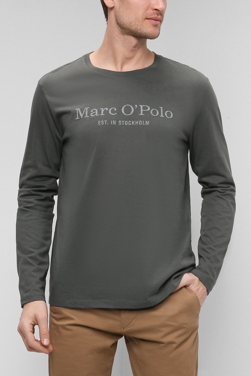 фото Лонгслив мужской marc o’polo 220 2220 52152 зеленый m