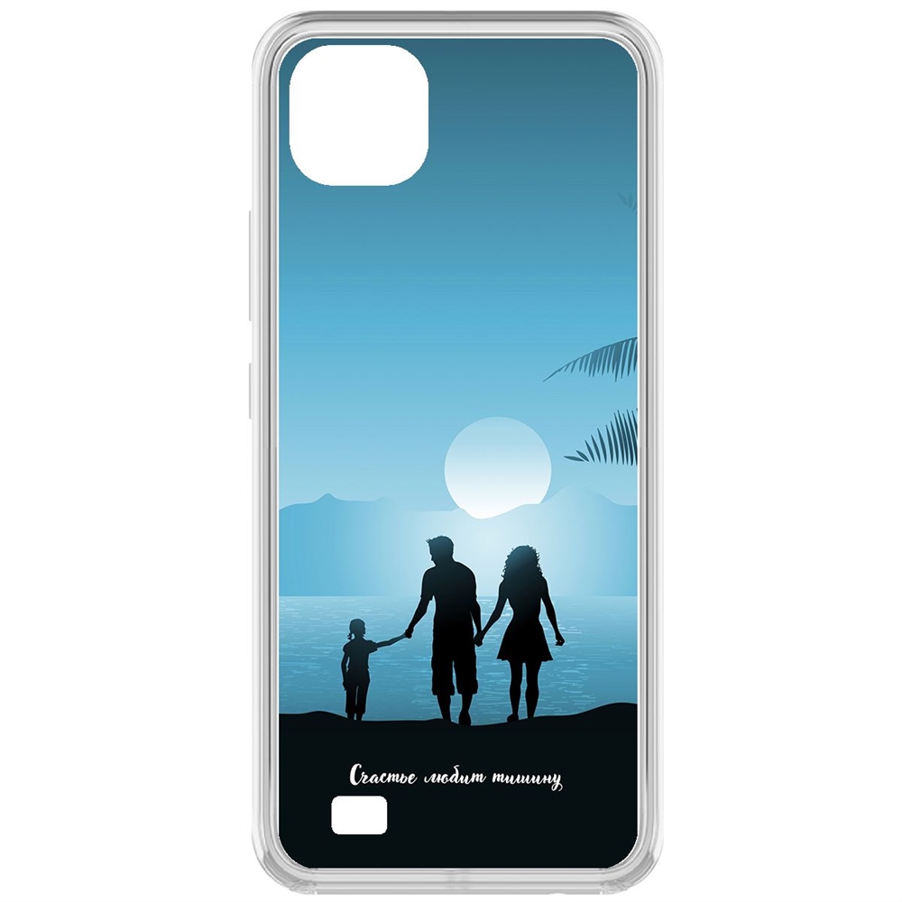 Чехол-накладка Krutoff Clear Case Счастье любит тишину для Realme C11 (2021), Прозрачный
Чехол-накладка Krutoff Clear Case Счастье любит тишину для Realme C11 (2021), Прозрачный