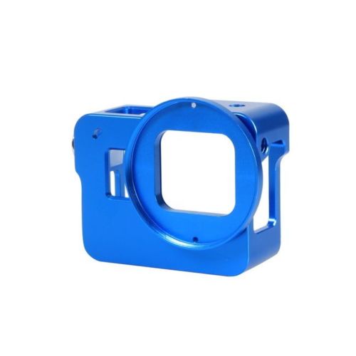 Бокс алюминиевый для GoPro HERO7 Black, HERO6, HERO5, HERO 2018 синий 
Бокс алюминиевый для GoPro HERO7 Black, HERO6, HERO5, HERO 2018 синий