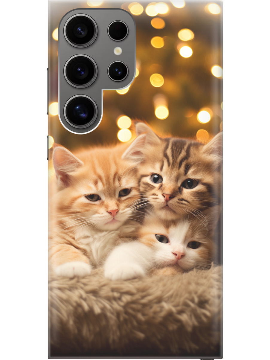 Силиконовый чехол на Samsung Galaxy S24 Ultra с рисунком "Котята и Новый Год", Бежевый;желтый, 20011899
Силиконовый чехол на Samsung Galaxy S24 Ultra с рисунком "Котята и Новый Год", Бежевый;желтый, 20011899