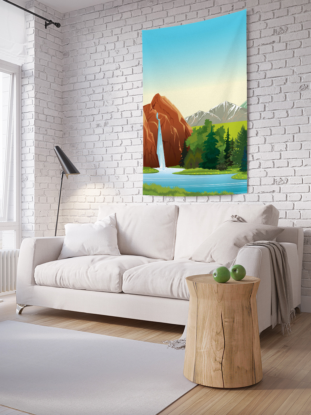 Вертикальное фотопанно на стену JoyArty Водопад с ледника 150x200 см, Водопад с ледника
Вертикальное фотопанно на стену JoyArty Водопад с ледника 150x200 см, Водопад с ледника