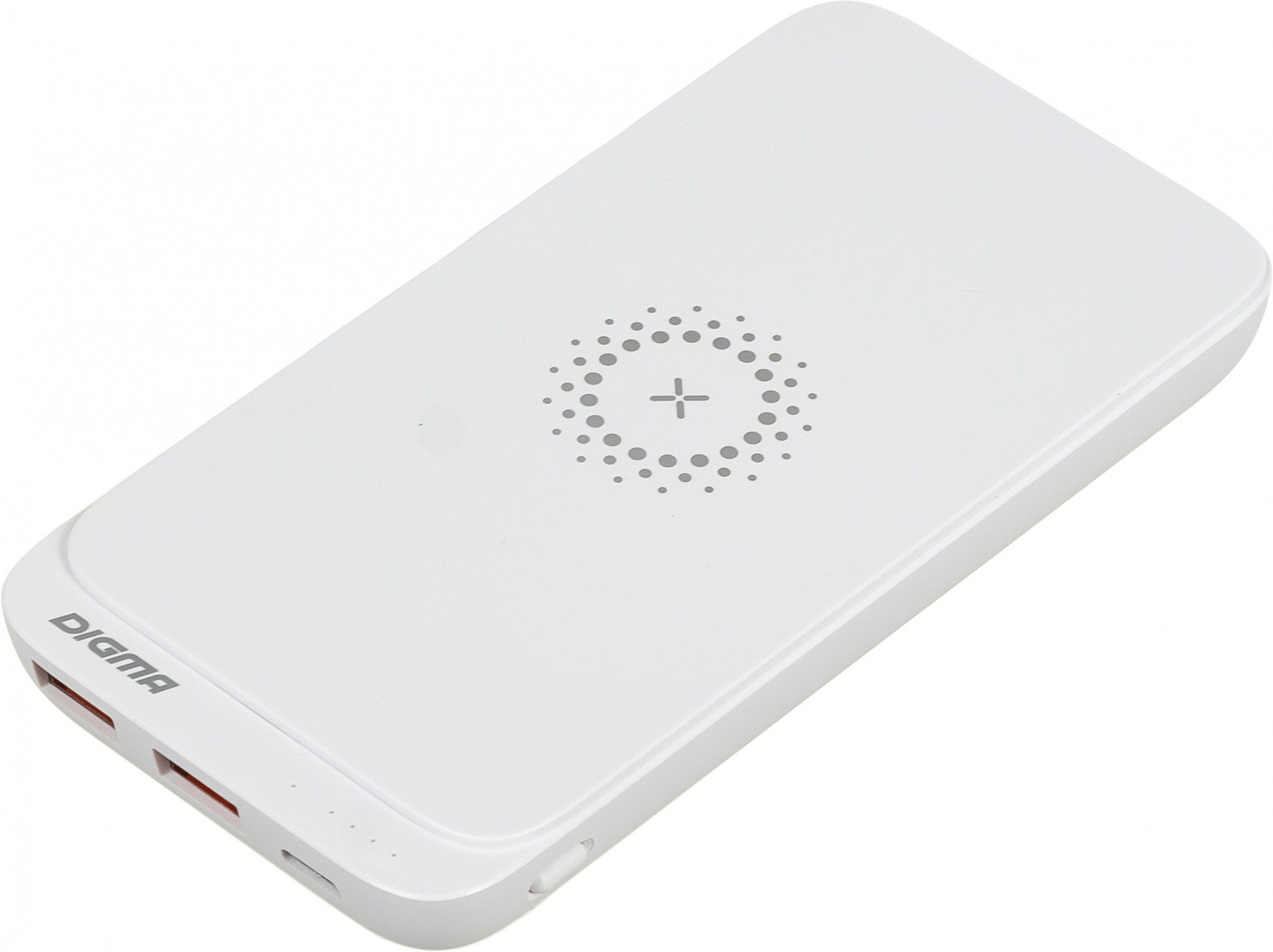 Внешний аккумулятор Digma DGPQ10E 10000mAh 3A QC PD 20W 2xUSB белый (DGPQ10E20PWT), DGPQ10E
Внешний аккумулятор Digma DGPQ10E 10000mAh 3A QC PD 20W 2xUSB белый (DGPQ10E20PWT), DGPQ10E