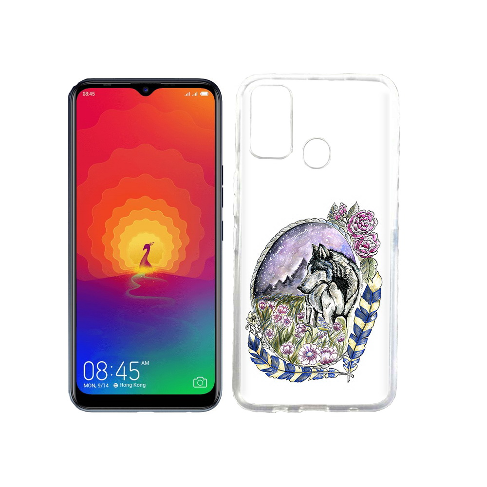 Чехол MyPads Tocco для Tecno Spark 4 нарисованный волк в цветах с перьями, Прозрачный, Tocco
Чехол MyPads Tocco для Tecno Spark 4 нарисованный волк в цветах с перьями, Прозрачный, Tocco