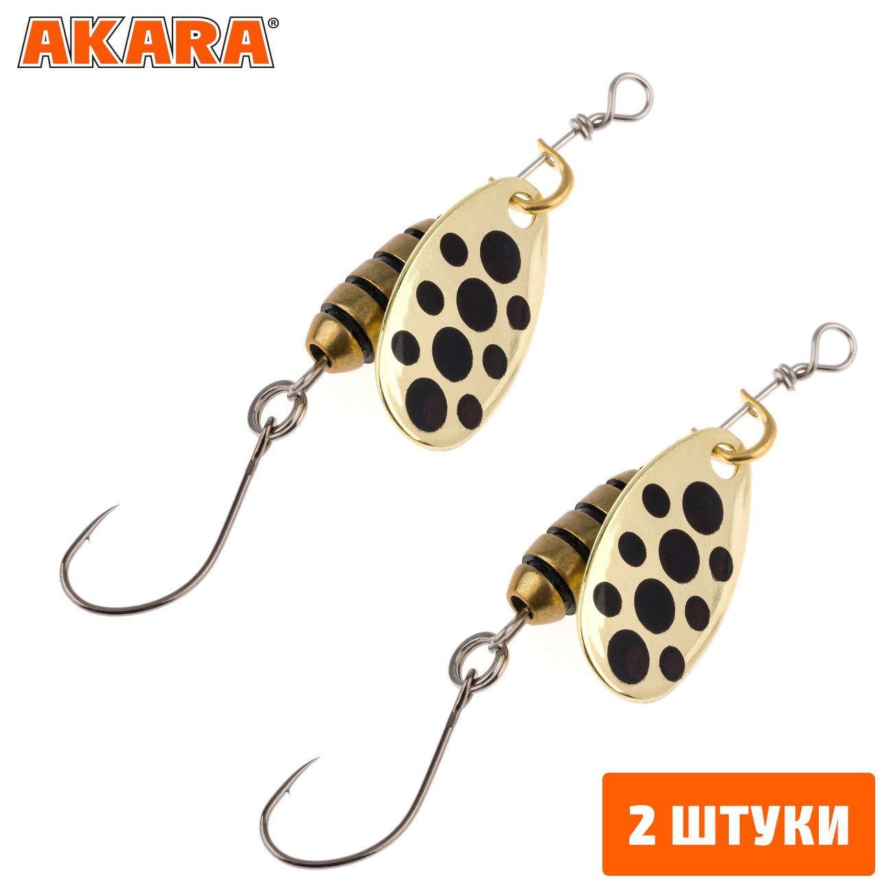 Блесна вращающаяся Akara Lite Series Spin Bee 2 5,5 гр. A03 (2 Штуки), Spin Bee 2
Блесна вращающаяся Akara Lite Series Spin Bee 2 5,5 гр. A03 (2 Штуки), Spin Bee 2