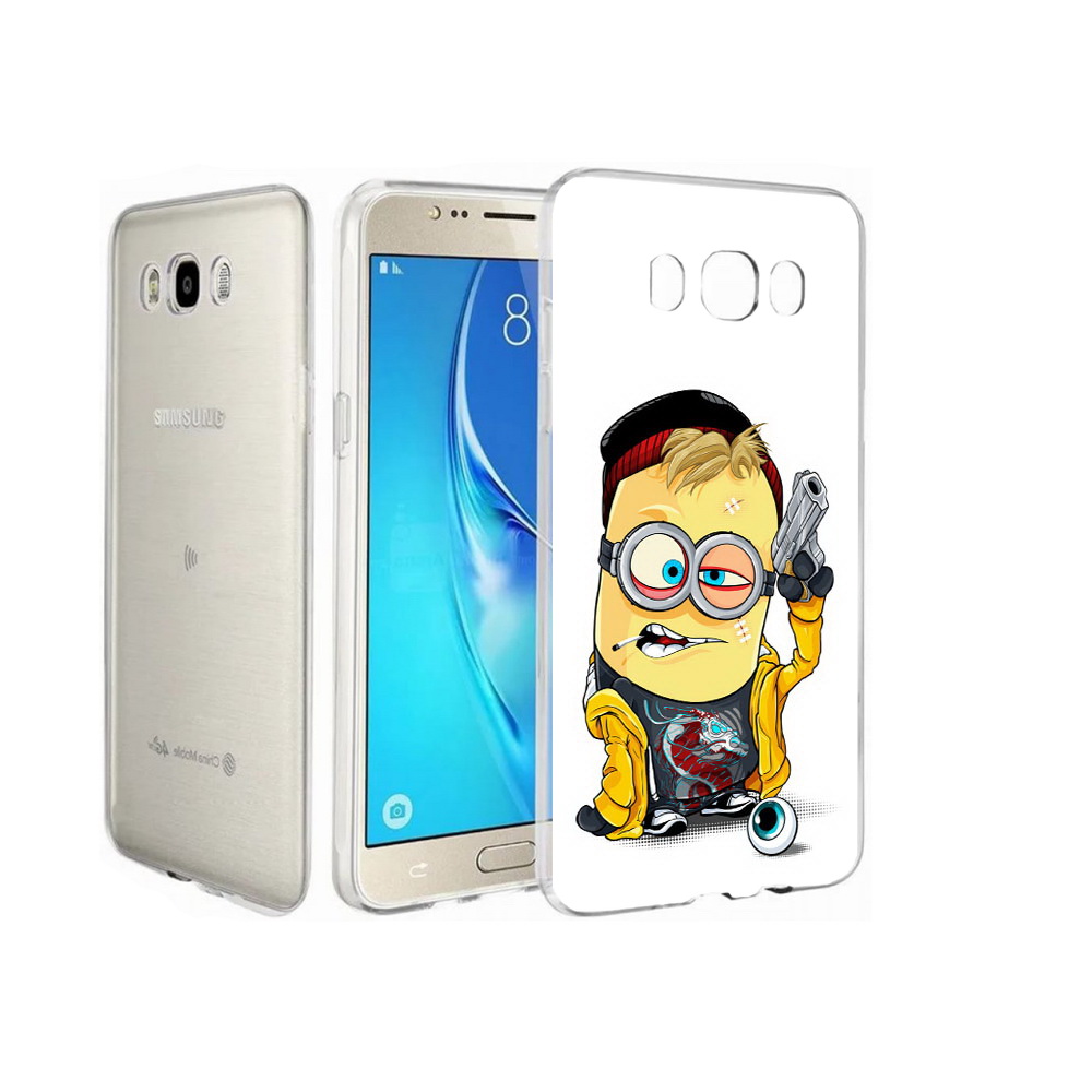 Чехол MyPads Tocco для Samsung Galaxy J7 миньон бандит, Прозрачный, Tocco 
Чехол MyPads Tocco для Samsung Galaxy J7 миньон бандит, Прозрачный, Tocco