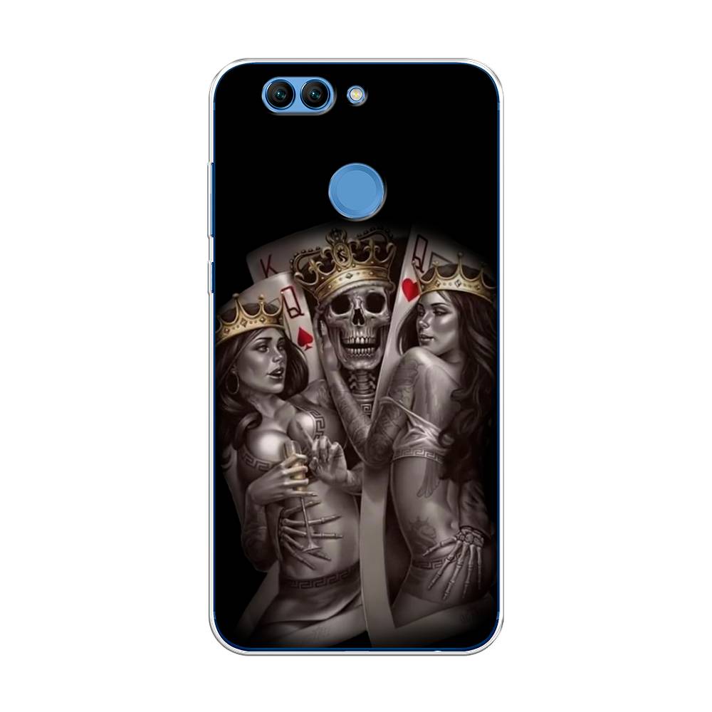 Чехол на Huawei Nova 2 Plus "Карты король и королевы", Серый;желтый, 63050-6
Чехол на Huawei Nova 2 Plus "Карты король и королевы", Серый;желтый, 63050-6