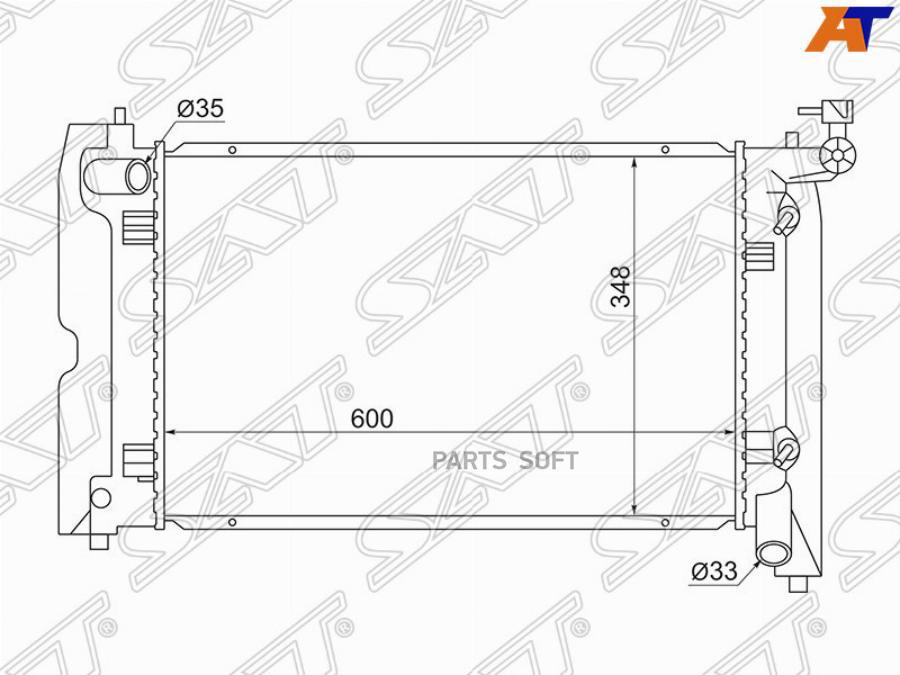 Радиатор Toyota Avensis/Corolla Usa 1zz-Fe/3zz-Fe/4zz-Fe 03-06 Sat арт. TY0002-ZZT250
Радиатор Toyota Avensis/Corolla Usa 1zz-Fe/3zz-Fe/4zz-Fe 03-06 Sat арт. TY0002-ZZT250