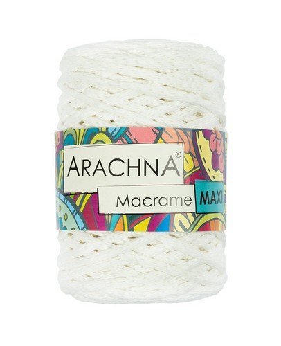 Пряжа ARACHNA Macrame Maxi 80% хлопок, 20% полиэстер 4 шт. х 250 г 80 м цв. №02 м, Белый, Macrame Maxi
Пряжа ARACHNA Macrame Maxi 80% хлопок, 20% полиэстер 4 шт. х 250 г 80 м цв. №02 м, Белый, Macrame Maxi