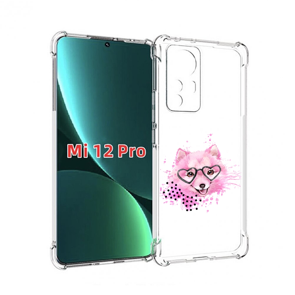 Чехол MyPads розовый волченок для Xiaomi 12S Pro, Прозрачный, Tocco 
Чехол MyPads розовый волченок для Xiaomi 12S Pro, Прозрачный, Tocco