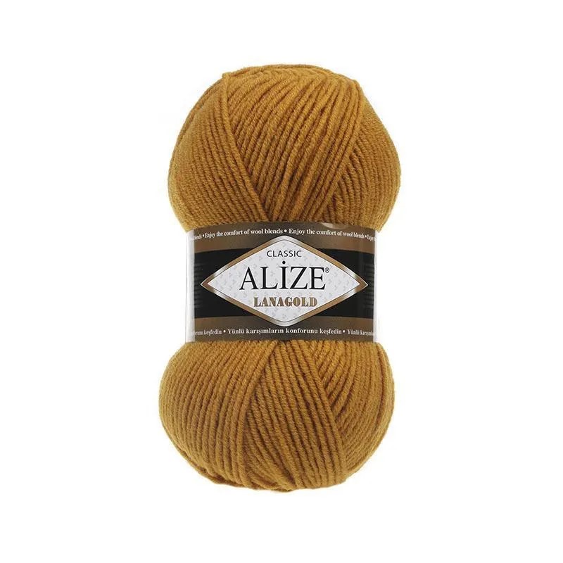 Пряжа Alize Lanagold (Ланаголд) цвет горчичный 645, 49% шерсть, 51% акрил 100г 240м 5шт, Оранжевый
Пряжа Alize Lanagold (Ланаголд) цвет горчичный 645, 49% шерсть, 51% акрил 100г 240м 5шт, Оранжевый