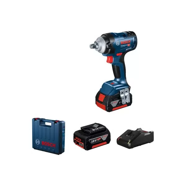 Аккумуляторный ударный гайковёрт Bosch GDS 18V-400 1*4.0 АН Один аккумулятор в комплекте, GDS 18V-400
Аккумуляторный ударный гайковёрт Bosch GDS 18V-400 1*4.0 АН Один аккумулятор в комплекте, GDS 18V-400