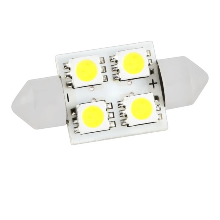 Лампа светодиодная T11(C5W), 12В 4 SMD диода, c цоколем 31 мм, Skyway,, S08201170 (20 шт)
Лампа светодиодная T11(C5W), 12В 4 SMD диода, c цоколем 31 мм, Skyway,, S08201170 (20 шт)