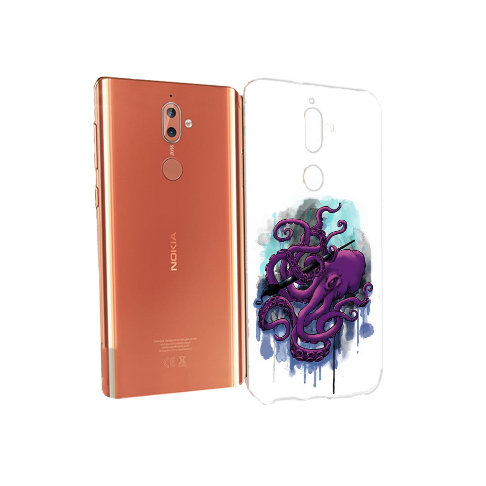 Чехол MyPads Tocco для Nokia 9 фиолетовый осьминог (PT126479.94.658), Прозрачный, Tocco
Чехол MyPads Tocco для Nokia 9 фиолетовый осьминог (PT126479.94.658), Прозрачный, Tocco