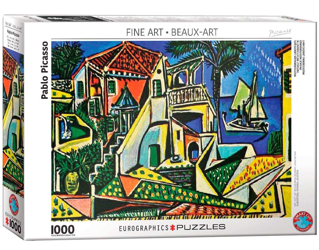 Пазл Eurographics 1000 дет Средиземноморский пейзаж, Пикассо, EG: Fine Art Masterpieces
Пазл Eurographics 1000 дет Средиземноморский пейзаж, Пикассо, EG: Fine Art Masterpieces