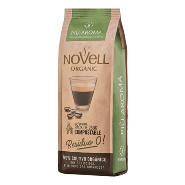 Кофе NOVELL в зернах Piu Aroma Organic / Пиу Арома Органик (Арабика), упаковка 250 гр.
Кофе NOVELL в зернах Piu Aroma Organic / Пиу Арома Органик (Арабика), упаковка 250 гр.