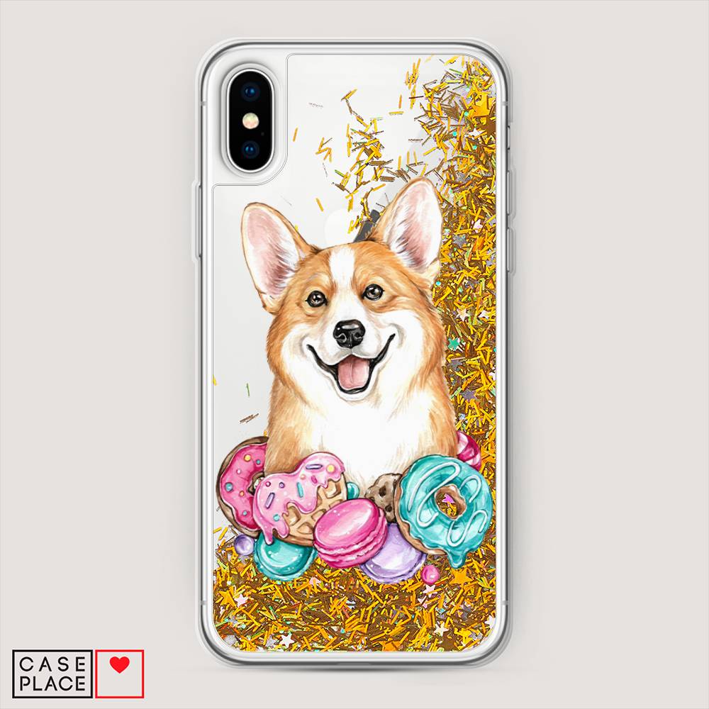 Жидкий чехол с блестками "Корги и сладости" на Apple iPhone XS Max (10S Max), 11990-1
Жидкий чехол с блестками "Корги и сладости" на Apple iPhone XS Max (10S Max), 11990-1