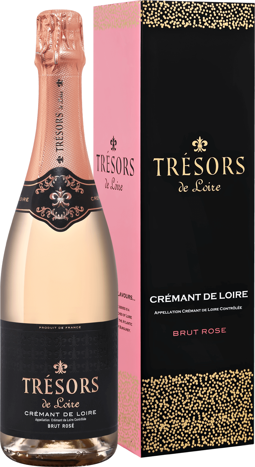 Игристое вино Tresors de Loire Cremant de Loire AOC Brut Rose Joseph Verdier (gift box)
Игристое вино Tresors de Loire Cremant de Loire AOC Brut Rose Joseph Verdier (gift box)