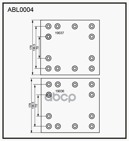 ALLIED NIPPON Накладки тормозные,комплект 2R / WVA (19036/19037) ABL2004, ABL2004
ALLIED NIPPON Накладки тормозные,комплект 2R / WVA (19036/19037) ABL2004, ABL2004