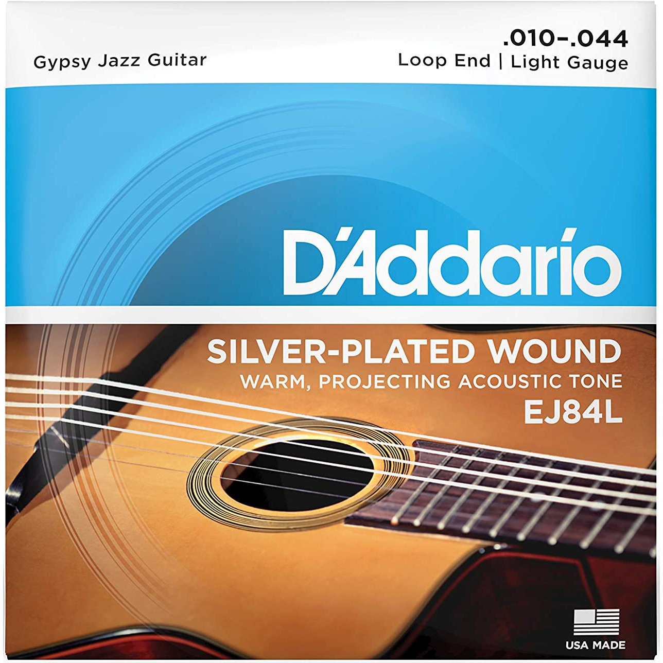 фото Струны для акустической гитары daddario ej84l d'addario