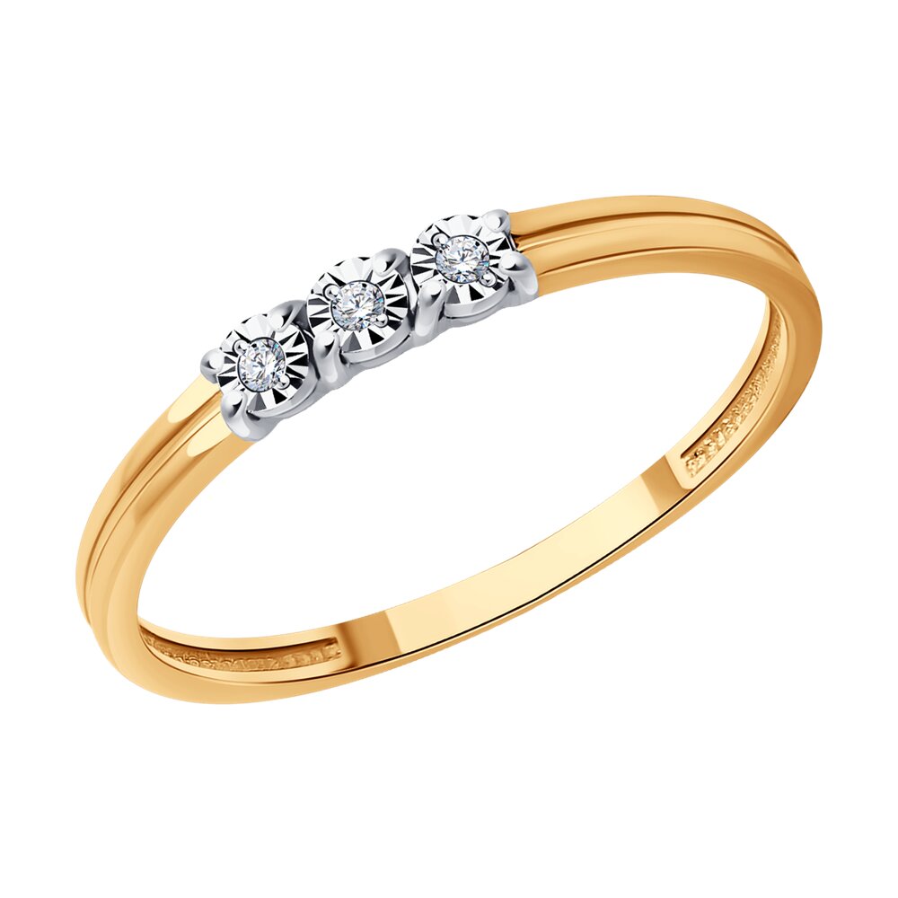 Кольцо из комбинированного золота с бриллиантом р. , Diamant 51-210-01862-1, 51-210-01862-1
Кольцо из комбинированного золота с бриллиантом р. , Diamant 51-210-01862-1, 51-210-01862-1